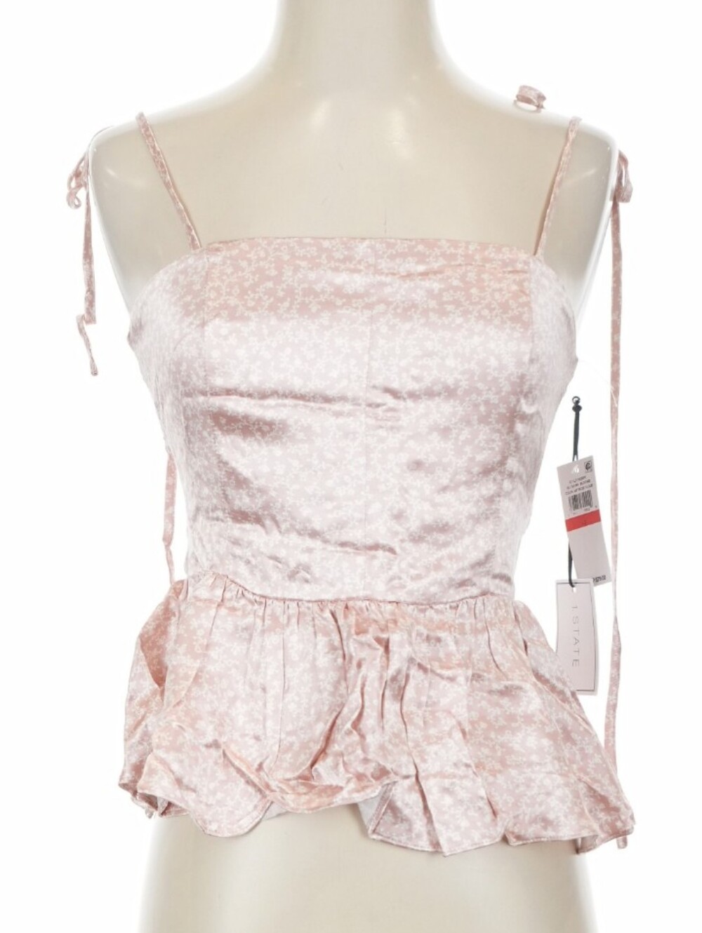 ANTHROPOLOGIE 1. State Pink Peplum Top - Size XS - NWT - Picture 3 of 5